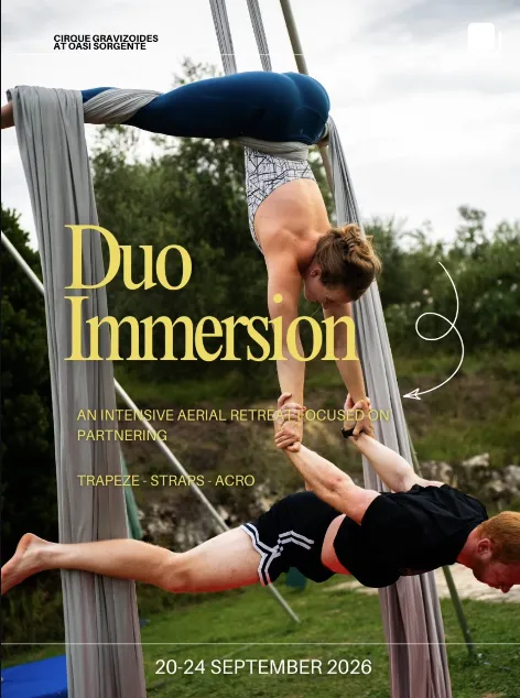 Oasi Sorgente - Duo Aerial Immersion with Cirque Gravizoides